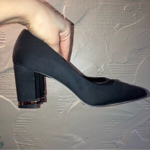 Call It Spring Classic Black Block Heel Pumps